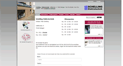 Desktop Screenshot of elektro-schelling.de